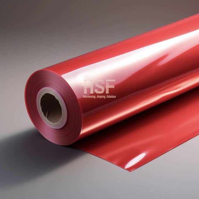 Opaque Red 40μm HDPE Plastic Sheet Roll product image