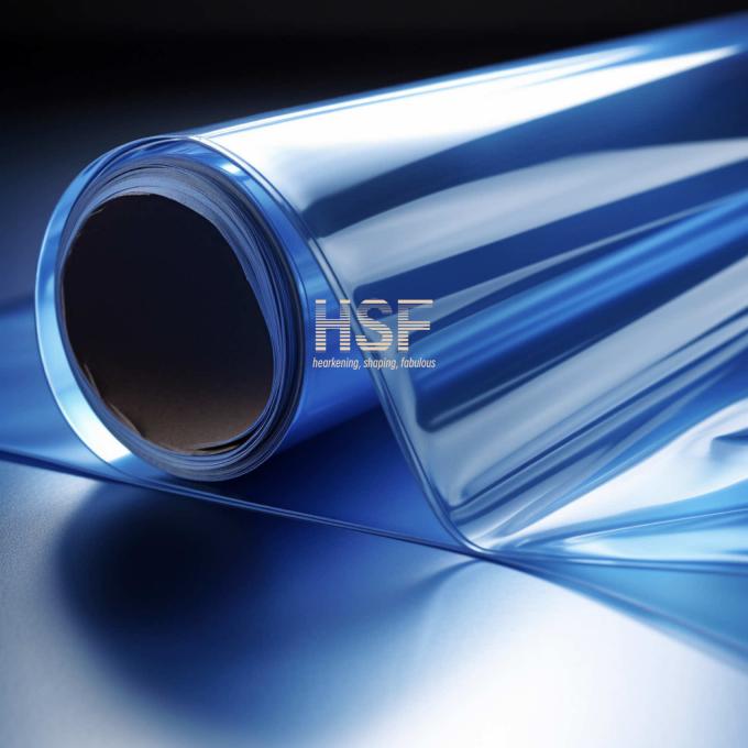 36Î¼m Blue PET Anti-Static Protective Film sample showing material texture and color