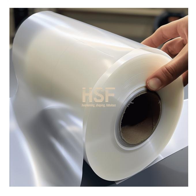 Close-up view of 50Î¼m BOPP Film surface characteristics and finish